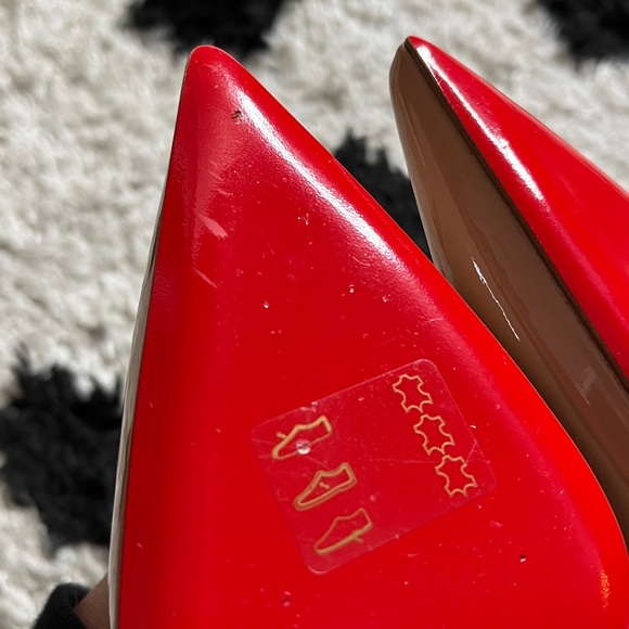 Christian Louboutin size 37.5 so Kate 120 patent nude stilettos new - Picture 11 of 15